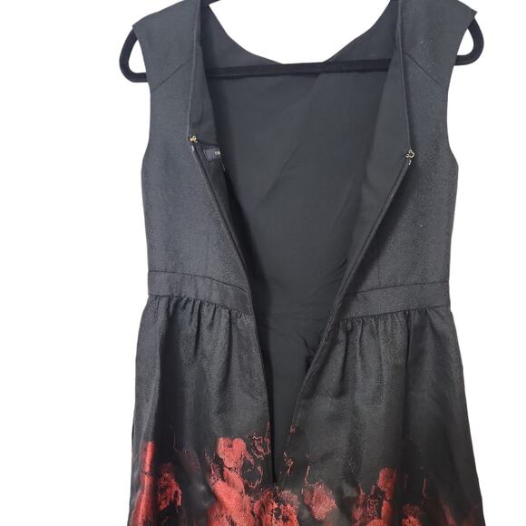 Cynthia Steffe Metallic Floral Dress Size 4 - Picture 8 of 14